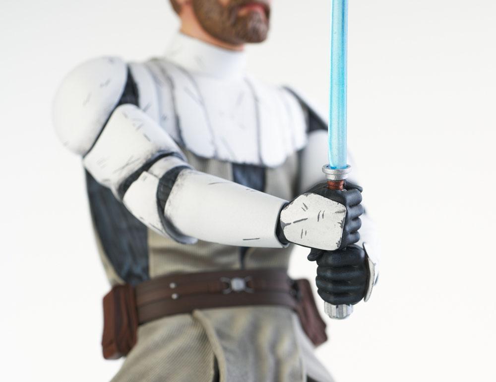 Star Wars The Clone Wars Premier Collection 1/7 Obi-Wan Kenobi 27cm - Scale Statue - Gentle Giant - Hobby Figures UK