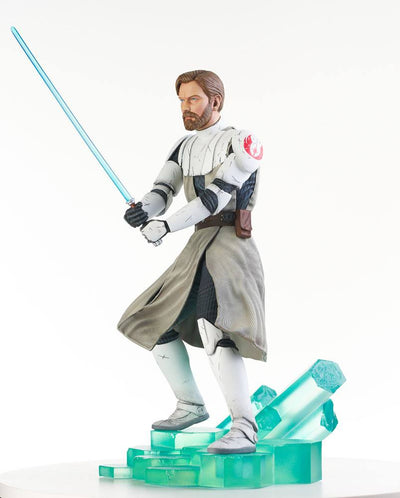 Star Wars The Clone Wars Premier Collection 1/7 Obi-Wan Kenobi 27cm - Scale Statue - Gentle Giant - Hobby Figures UK