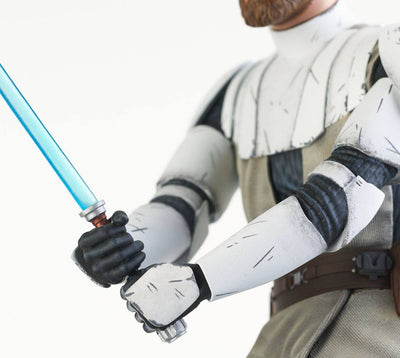 Star Wars The Clone Wars Premier Collection 1/7 Obi-Wan Kenobi 27cm - Scale Statue - Gentle Giant - Hobby Figures UK