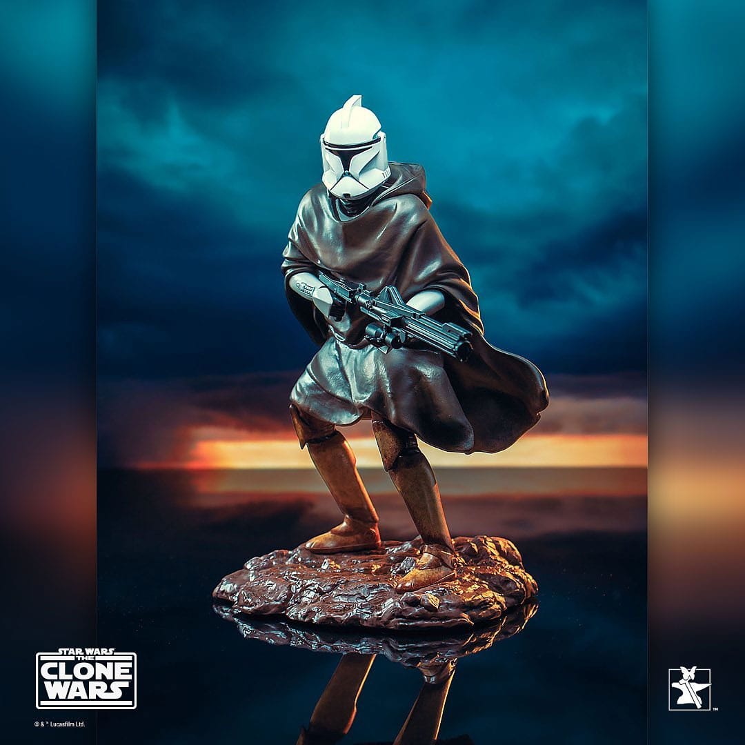 Star Wars: The Clone Wars Statue 1/7 Hawkbat Battalion Clone Trooper 2019 Premier Guild Membership Gift 25cm - Scale Statue - Gentle Giant - Hobby Figures UK