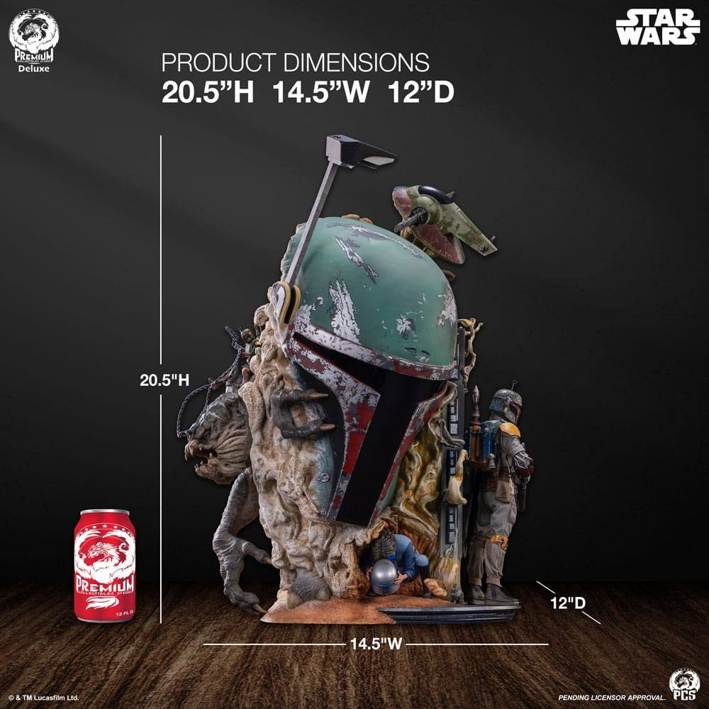 Star Wars The Empire Strikes Back Fine Art Bust Boba Fett Deluxe