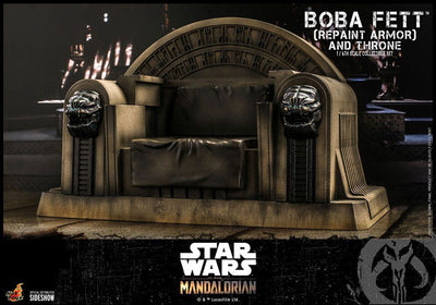 Star Wars The Mandalorian Action Figure 1/6 Boba Fett (Repaint Armor) and Throne 30cm - Action Figures - Hot Toys - Hobby Figures UK