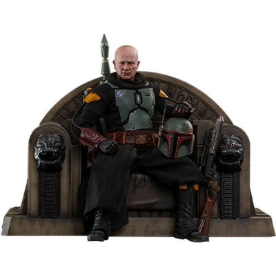 Star Wars The Mandalorian Action Figure 1/6 Boba Fett (Repaint Armor) and Throne 30cm - Action Figures - Hot Toys - Hobby Figures UK