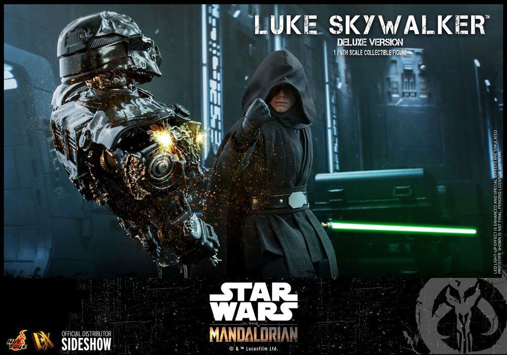 Star Wars The Mandalorian Action Figure 1/6  Luke Skywalker (Deluxe Version) 30cm - Action Figures - Hot Toys - Hobby Figures UK