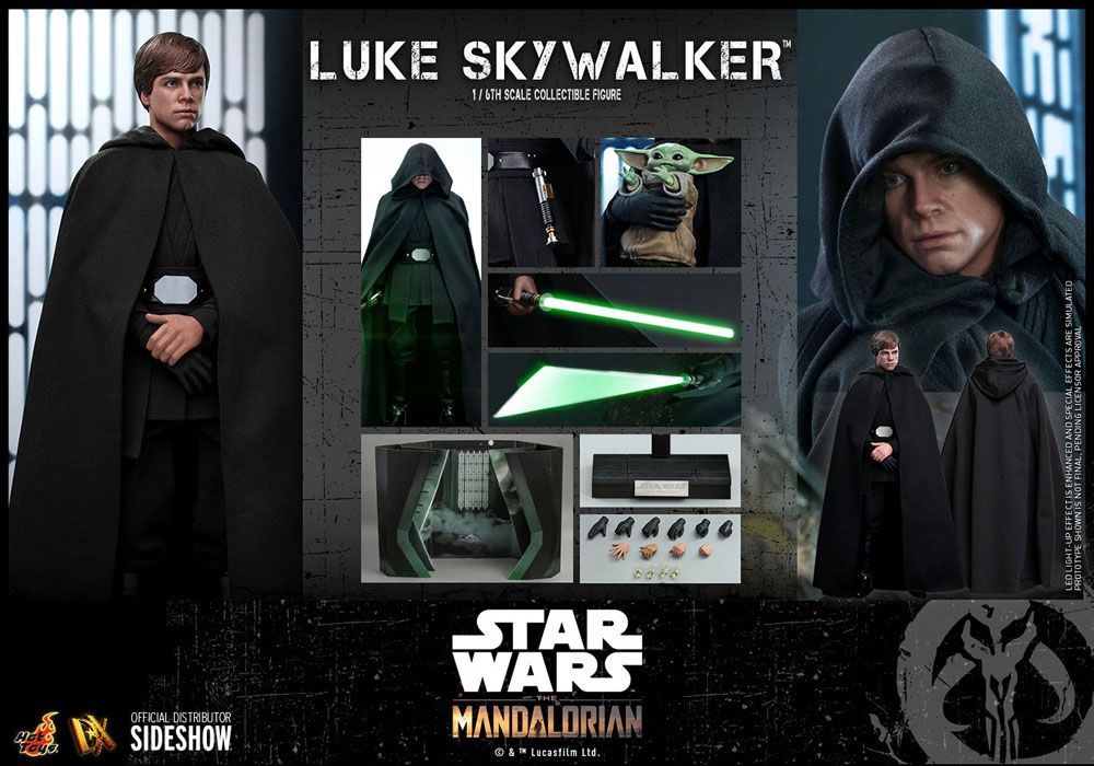 Star Wars The Mandalorian Action Figure 1/6  Luke Skywalker 30cm - Action Figures - Hot Toys - Hobby Figures UK