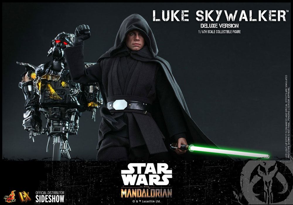 Star Wars The Mandalorian Action Figure 1/6  Luke Skywalker (Deluxe Version) 30cm - Action Figures - Hot Toys - Hobby Figures UK