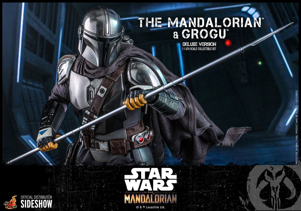 Star Wars The Mandalorian Action Figure 2-Pack 1/6 The Mandalorian & Grogu Deluxe Version 30cm - Action Figures - Hot Toys - Hobby Figures UK