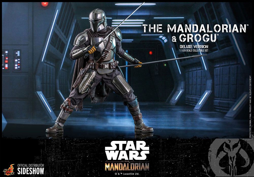 Star Wars The Mandalorian Action Figure 2-Pack 1/6 The Mandalorian & Grogu Deluxe Version 30cm - Action Figures - Hot Toys - Hobby Figures UK