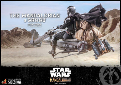 Star Wars The Mandalorian Action Figure 2-Pack 1/6 The Mandalorian & Grogu Deluxe Version 30cm - Action Figures - Hot Toys - Hobby Figures UK