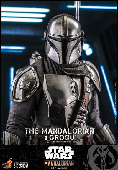 Star Wars The Mandalorian Action Figure 2-Pack 1/6 The Mandalorian & Grogu 30cm - Action Figures - Hot Toys - Hobby Figures UK