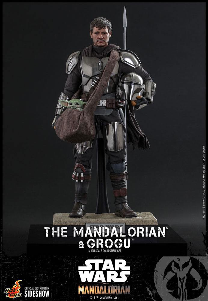 Star Wars The Mandalorian Action Figure 2-Pack 1/6 The Mandalorian & Grogu 30cm - Action Figures - Hot Toys - Hobby Figures UK