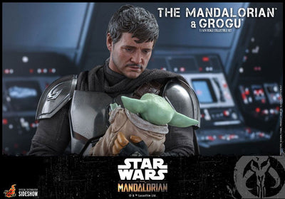 Star Wars The Mandalorian Action Figure 2-Pack 1/6 The Mandalorian & Grogu 30cm - Action Figures - Hot Toys - Hobby Figures UK