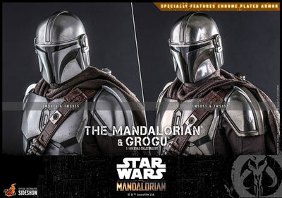 Star Wars The Mandalorian Action Figure 2-Pack 1/6 The Mandalorian & Grogu 30cm - Action Figures - Hot Toys - Hobby Figures UK