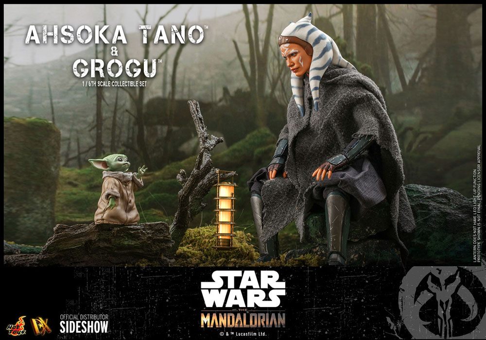 Star Wars The Mandalorian Action Figure 2-Pack 1/6 Ahsoka Tano & Grogu 29cm - Action Figures - Hot Toys - Hobby Figures UK