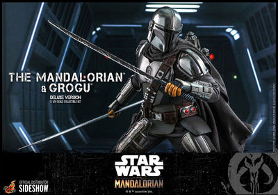 Star Wars The Mandalorian Action Figure 2-Pack 1/6 The Mandalorian & Grogu Deluxe Version 30cm - Action Figures - Hot Toys - Hobby Figures UK