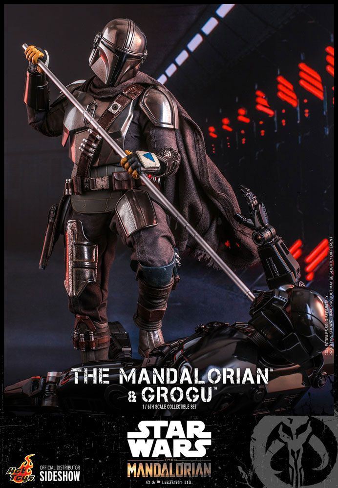 Star Wars The Mandalorian Action Figure 2-Pack 1/6 The Mandalorian & Grogu 30cm - Action Figures - Hot Toys - Hobby Figures UK