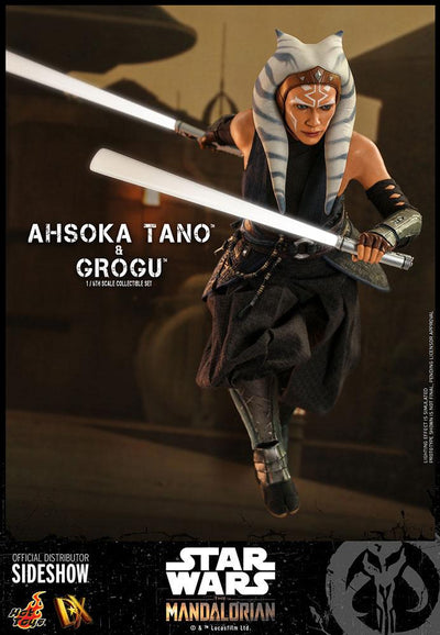 Star Wars The Mandalorian Action Figure 2-Pack 1/6 Ahsoka Tano & Grogu 29cm - Action Figures - Hot Toys - Hobby Figures UK