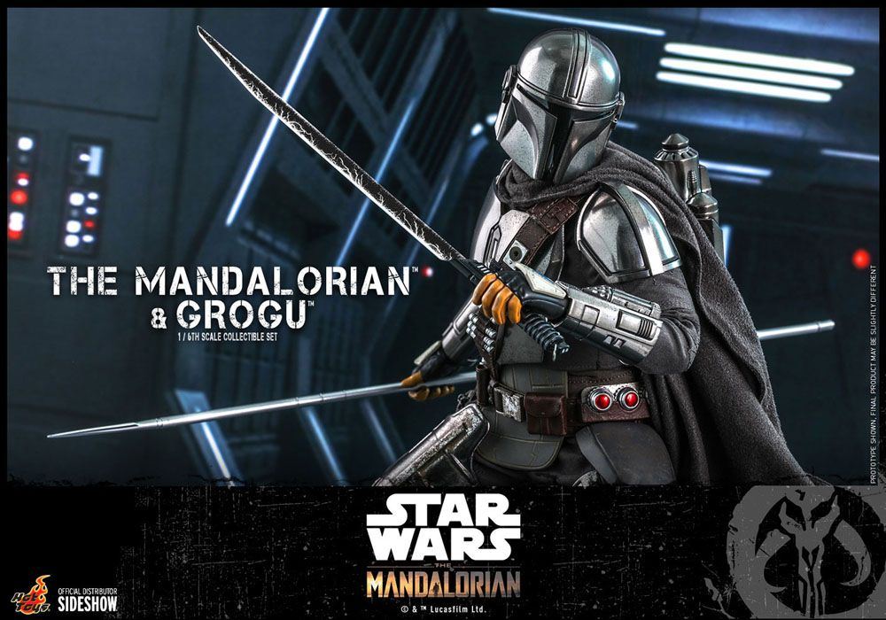 Star Wars The Mandalorian Action Figure 2-Pack 1/6 The Mandalorian & Grogu 30cm - Action Figures - Hot Toys - Hobby Figures UK