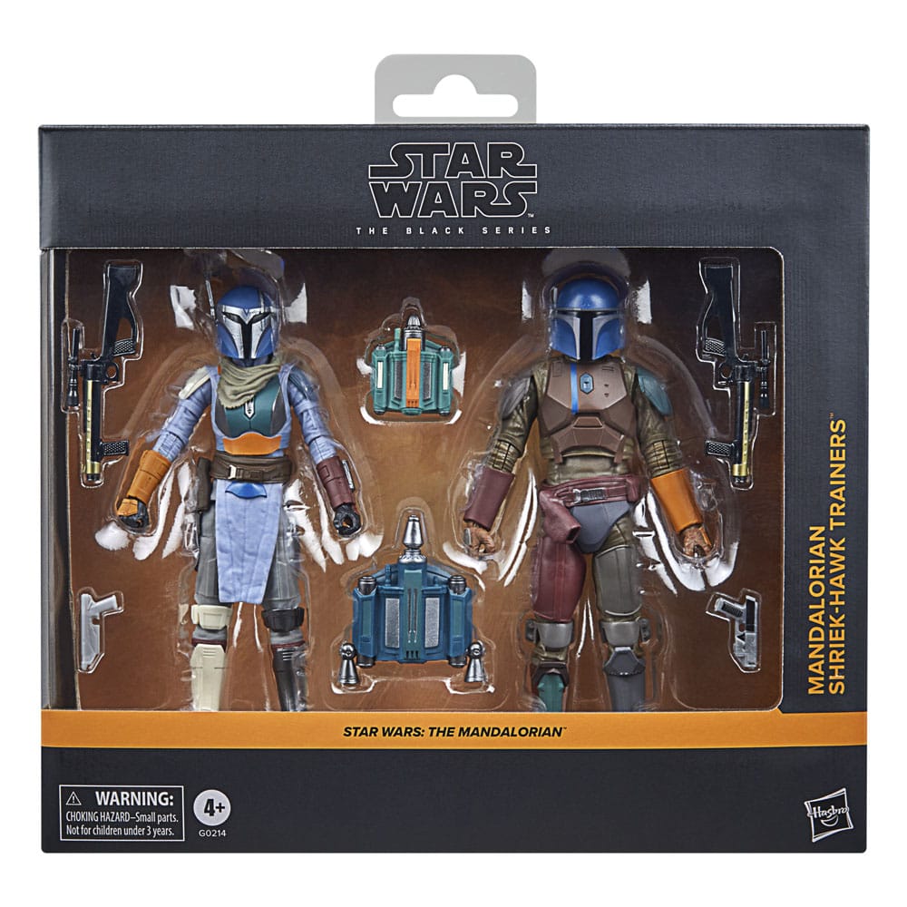 Star Wars: The Mandalorian Black Series Action Figure 2-Pack Mandalorian Shriek-Hawk Trainers 15cm - Action Figures - Hasbro - Hobby Figures UK