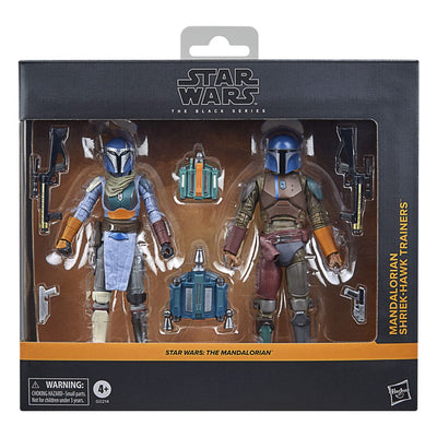 Star Wars: The Mandalorian Black Series Action Figure 2-Pack Mandalorian Shriek-Hawk Trainers 15cm - Action Figures - Hasbro - Hobby Figures UK