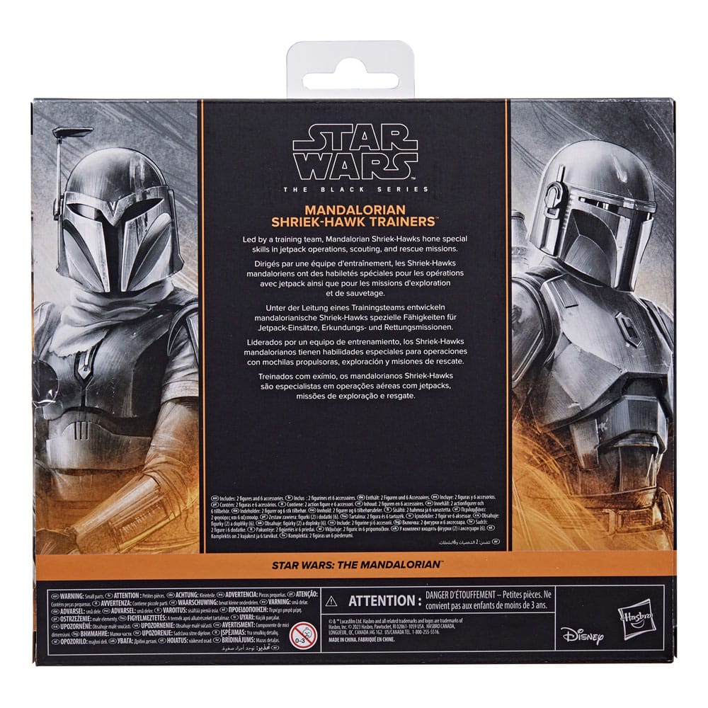 Star Wars: The Mandalorian Black Series Action Figure 2-Pack Mandalorian Shriek-Hawk Trainers 15cm - Action Figures - Hasbro - Hobby Figures UK