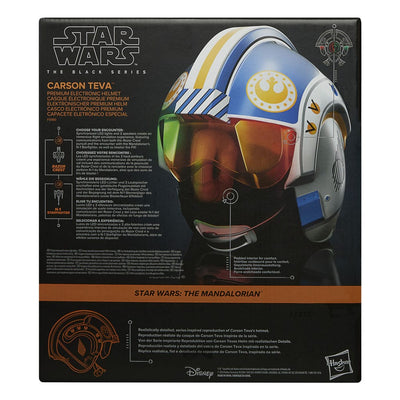 Star Wars: The Mandalorian Black Series Electronic Helmet Carson Teva - Scale Statue - Hasbro - Hobby Figures UK