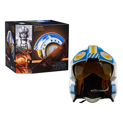 Star Wars: The Mandalorian Black Series Electronic Helmet Carson Teva - Scale Statue - Hasbro - Hobby Figures UK