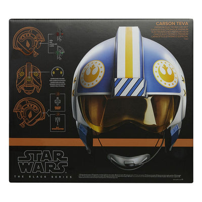 Star Wars: The Mandalorian Black Series Electronic Helmet Carson Teva - Scale Statue - Hasbro - Hobby Figures UK