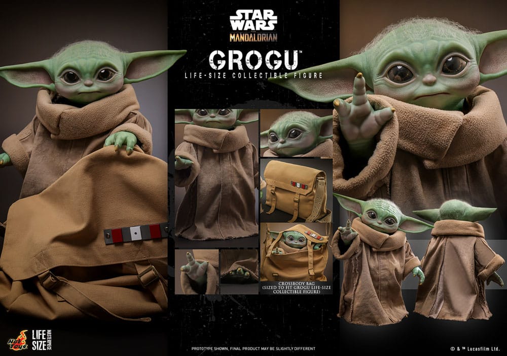 Star Wars: The Mandalorian Life-Size Masterpiece Action Figure Grogu 37cm - Action Figures - Hot Toys - Hobby Figures UK