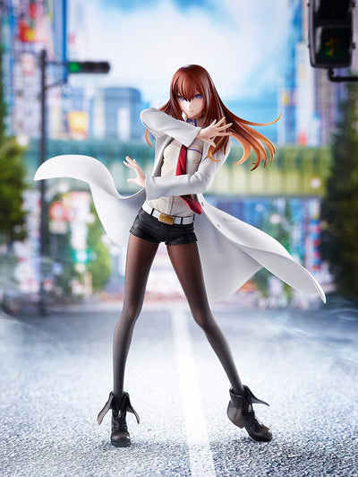 Steins Gate PVC Statue 1/7 Kurisu Makise (Lab Coat Style) 22cm - Scale Statue - Wave - Hobby Figures UK