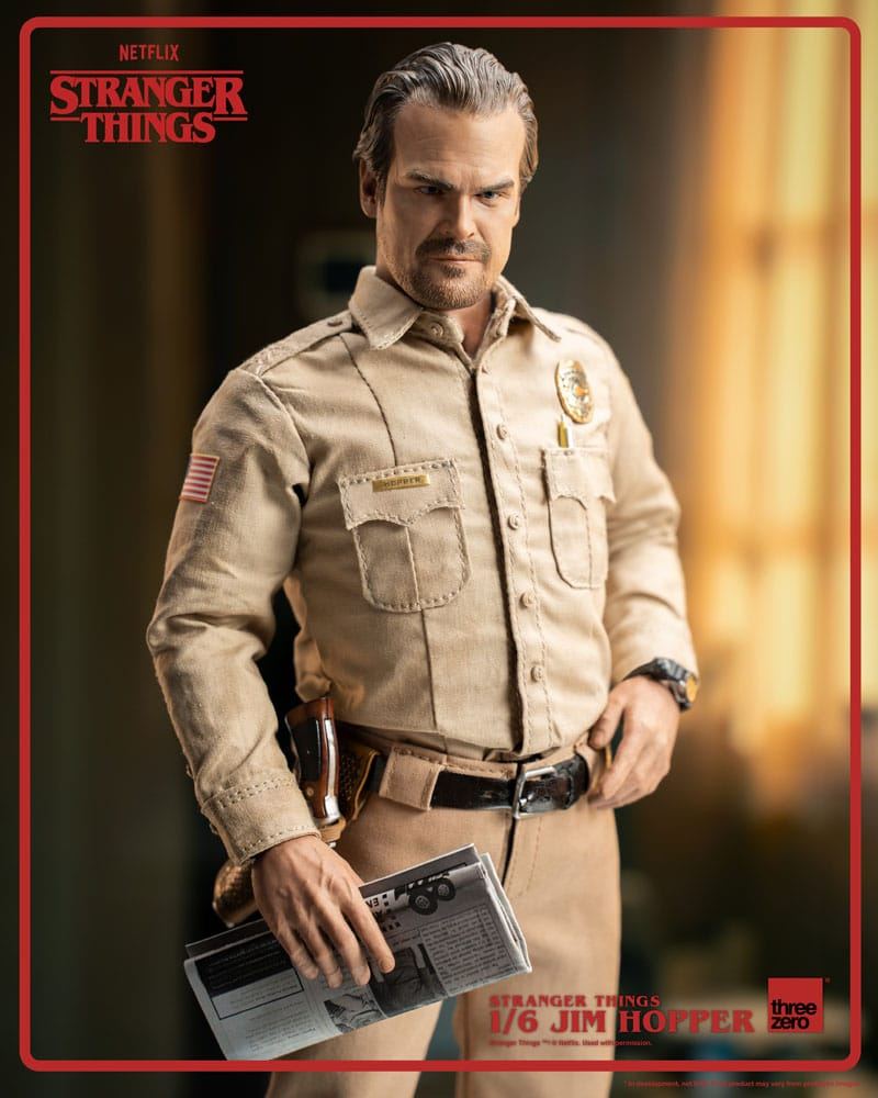 Stranger Things Action Figure 1/6 Jim Hopper (Season 1) 32cm - Action Figures - ThreeZero - Hobby Figures UK