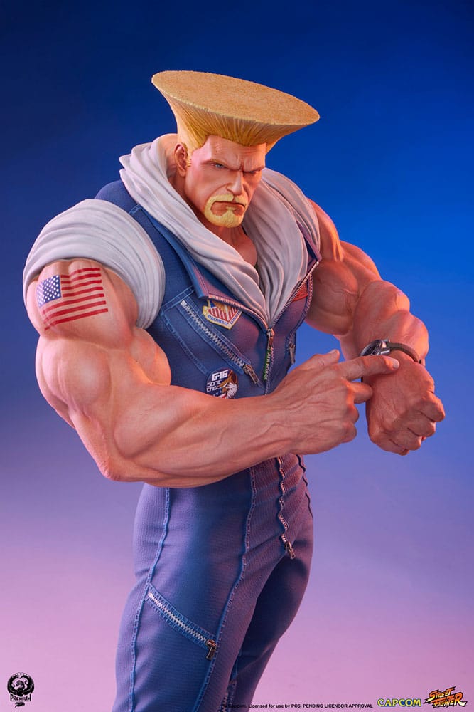 Street Fighter 6 PVC Statue 1/4 Guile 50cm - Scale Statue - Premium Collectibles Studio - Hobby Figures UK