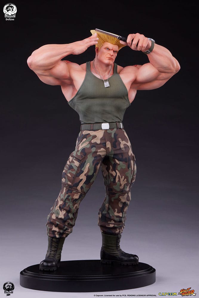 Street Fighter 6 PVC Statue 1/4 Guile Deluxe Edition 50cm - Scale Statue - Premium Collectibles Studio - Hobby Figures UK