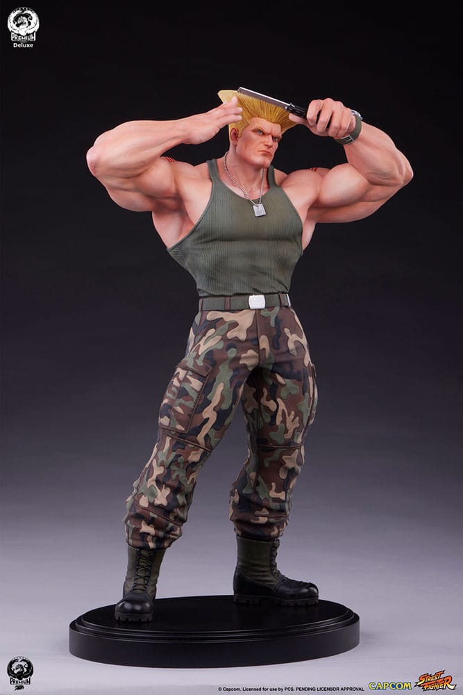 Street Fighter 6 PVC Statue 1/4 Guile Deluxe Edition 50cm - Scale Statue - Premium Collectibles Studio - Hobby Figures UK