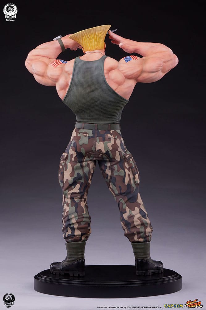 Street Fighter 6 PVC Statue 1/4 Guile Deluxe Edition 50cm - Scale Statue - Premium Collectibles Studio - Hobby Figures UK