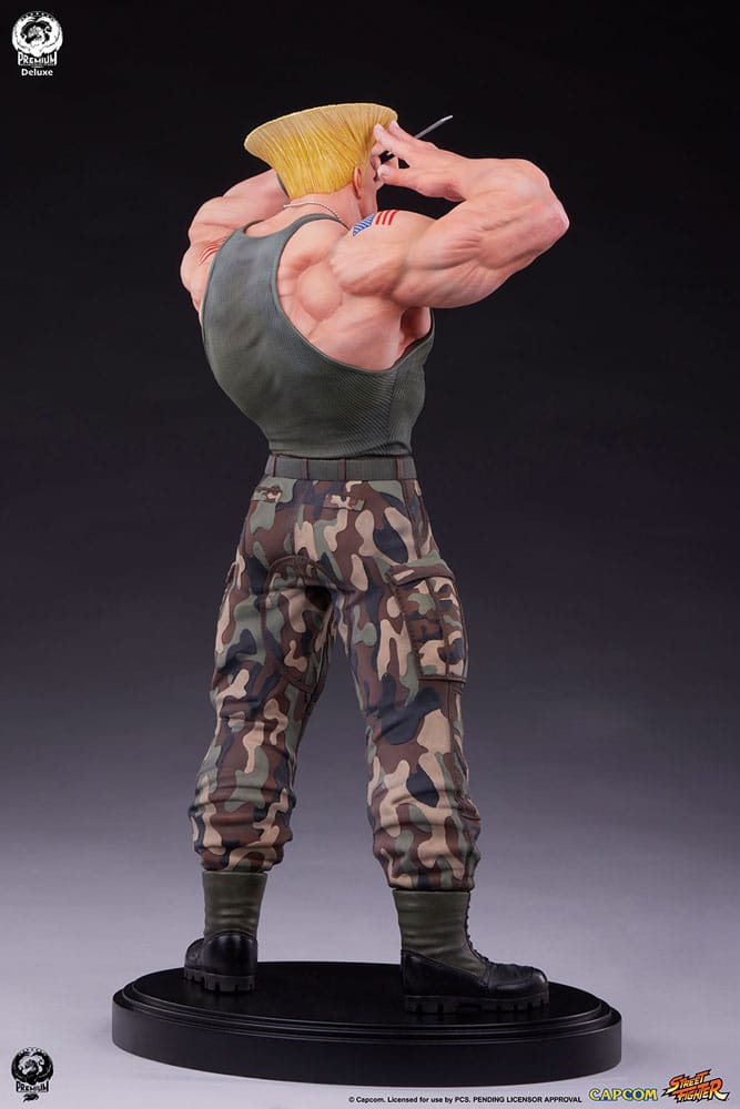 Street Fighter 6 PVC Statue 1/4 Guile Deluxe Edition 50cm - Scale Statue - Premium Collectibles Studio - Hobby Figures UK