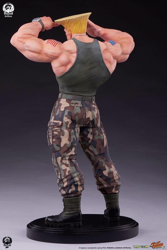 Street Fighter 6 PVC Statue 1/4 Guile Deluxe Edition 50cm - Scale Statue - Premium Collectibles Studio - Hobby Figures UK