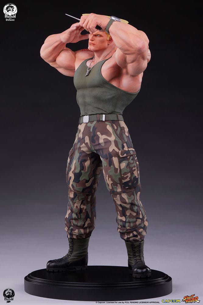 Street Fighter 6 PVC Statue 1/4 Guile Deluxe Edition 50cm - Scale Statue - Premium Collectibles Studio - Hobby Figures UK