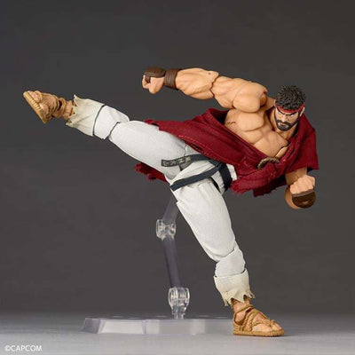 Street Fighter 6 Revoltech Amazing Yamaguchi Action Figure Ryu 16cm - Action Figures - Kaiyodo - Hobby Figures UK