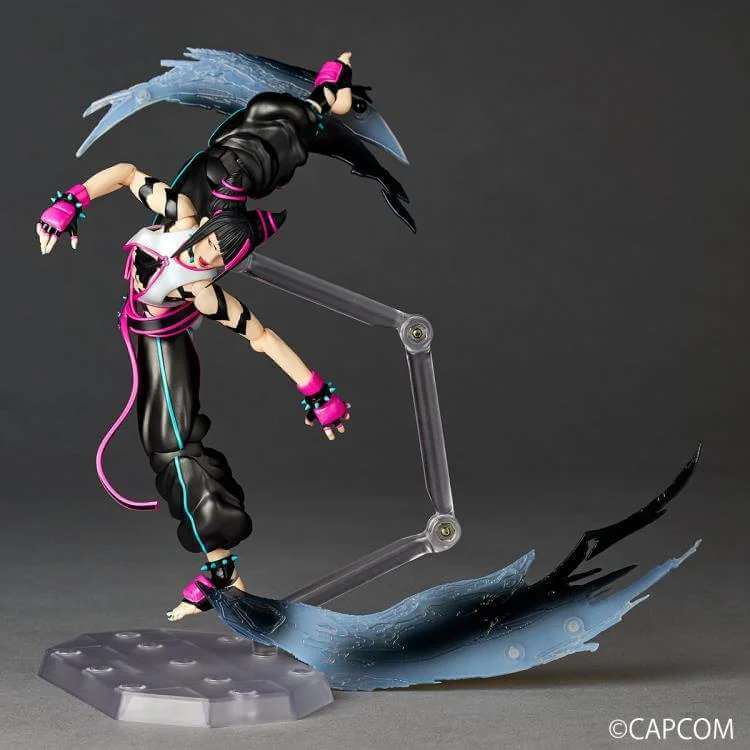Street Fighter 6 Revoltech Amazing Yamaguchi Action Figure Juri