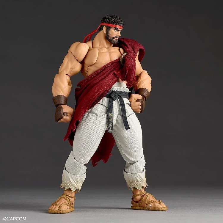 Street Fighter 6 Revoltech Amazing Yamaguchi Action Figure Ryu 16cm - Action Figures - Kaiyodo - Hobby Figures UK
