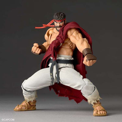 Street Fighter 6 Revoltech Amazing Yamaguchi Action Figure Ryu 16cm - Action Figures - Kaiyodo - Hobby Figures UK
