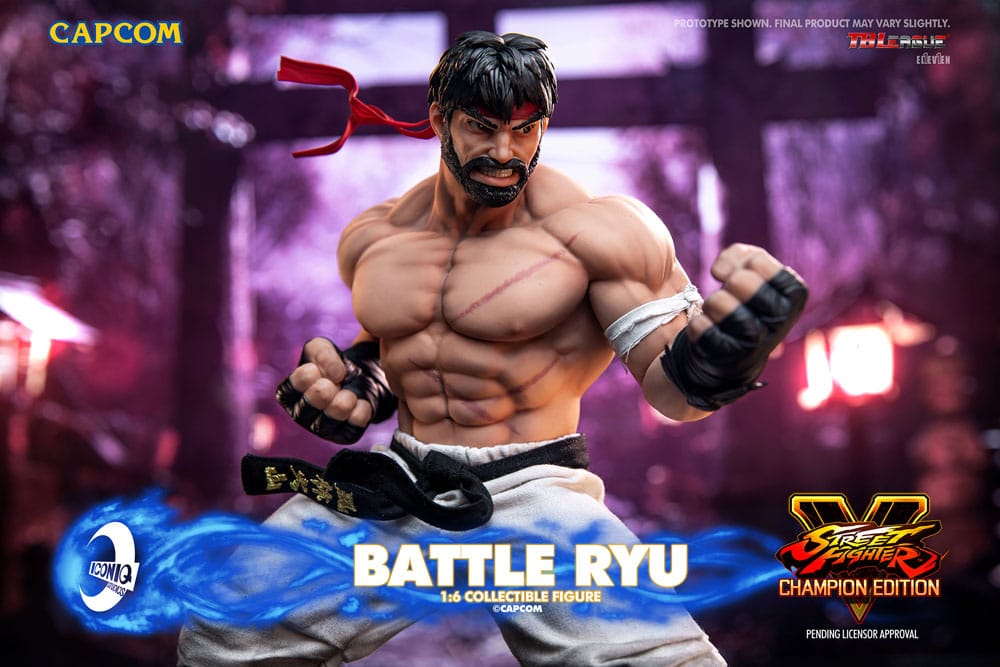 Street Fighter Action Figure 1/6 Battle Ryu 30cm - Action Figures - Iconiq Studios - Hobby Figures UK