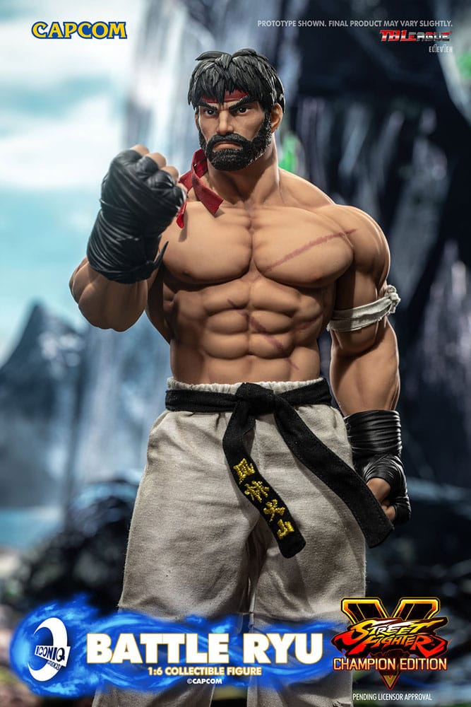 Street Fighter Action Figure 1/6 Battle Ryu 30cm - Action Figures - Iconiq Studios - Hobby Figures UK