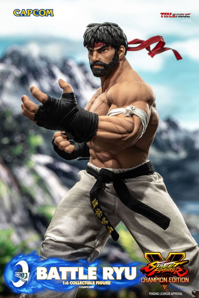 Street Fighter Action Figure 1/6 Battle Ryu 30cm - Action Figures - Iconiq Studios - Hobby Figures UK