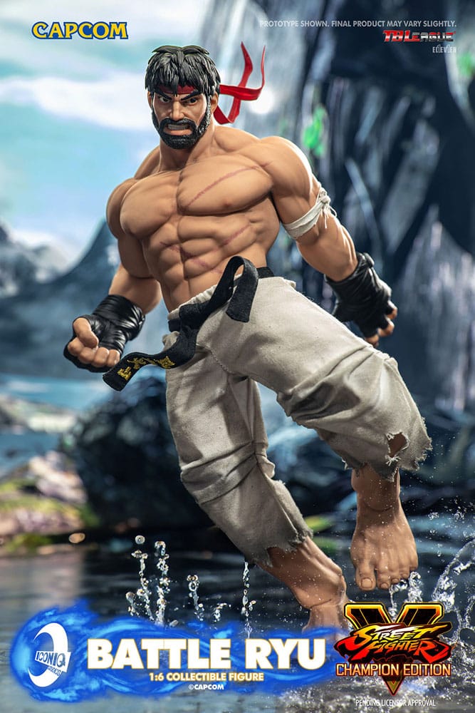 Street Fighter Action Figure 1/6 Battle Ryu 30cm - Action Figures - Iconiq Studios - Hobby Figures UK