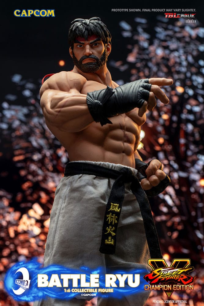 Street Fighter Action Figure 1/6 Battle Ryu 30cm - Action Figures - Iconiq Studios - Hobby Figures UK