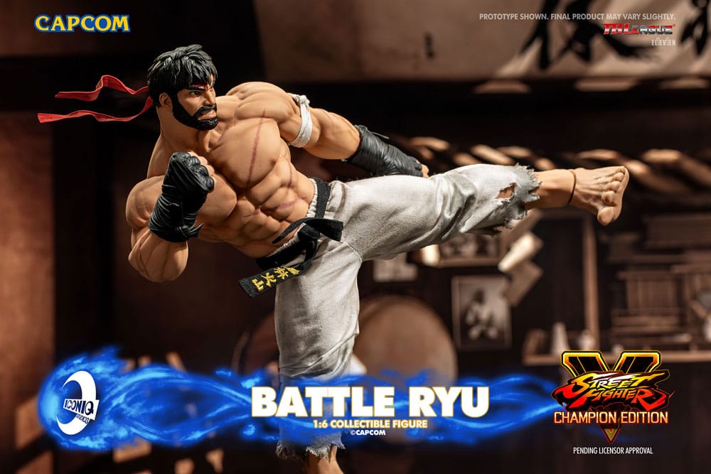 Street Fighter Action Figure 1/6 Battle Ryu 30cm - Action Figures - Iconiq Studios - Hobby Figures UK