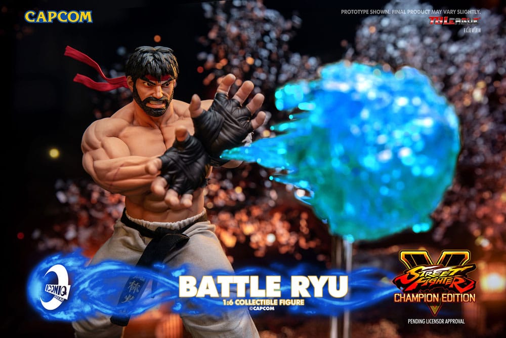 Street Fighter Action Figure 1/6 Battle Ryu 30cm - Action Figures - Iconiq Studios - Hobby Figures UK