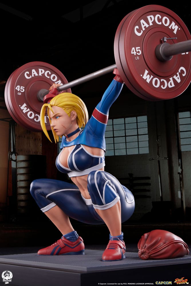 Street Fighter Premier Series Statue 1/4 Cammy: Powerlifting SF6 41cm - Scale Statue - Premium Collectibles Studio - Hobby Figures UK